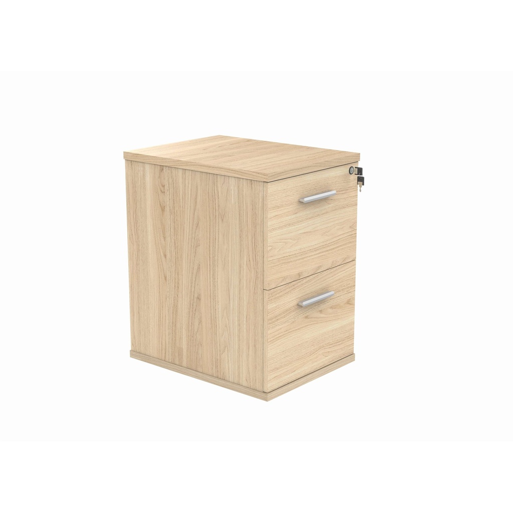 Filing Cabinet Office Storage Unit (FSC) | 2 Drawers | Canadian Oak