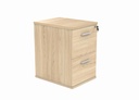 Filing Cabinet Office Storage Unit (FSC) | 2 Drawers | Canadian Oak