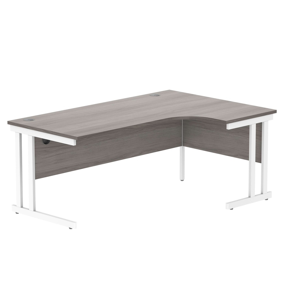 Core|Double Upright|Right Hand Corner Desk (FSC)|1800X1200|Alaskan Grey Oak-White