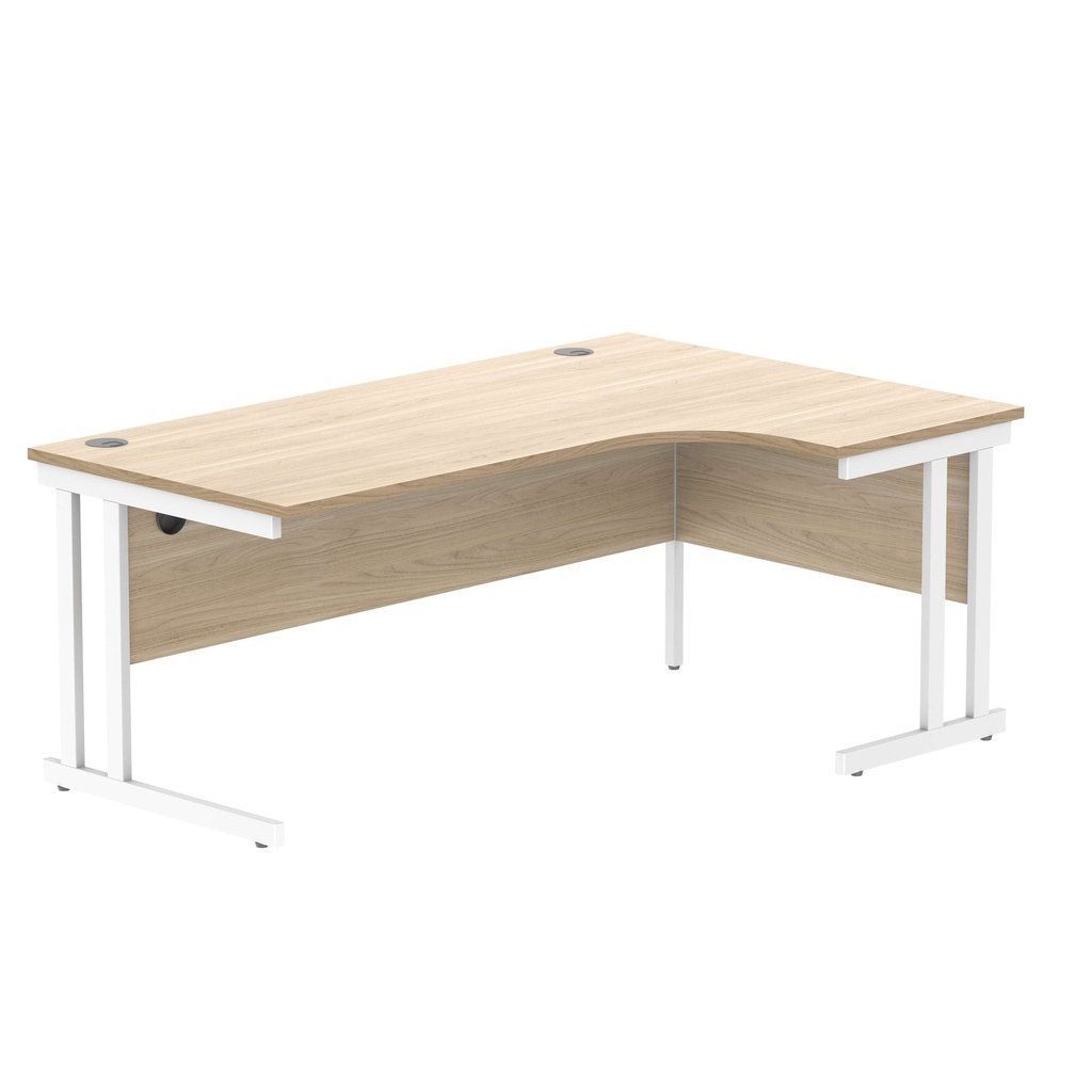 Core|Double Upright|Right Hand Corner Desk (FSC)|1800X1200|Canadian Oak-White