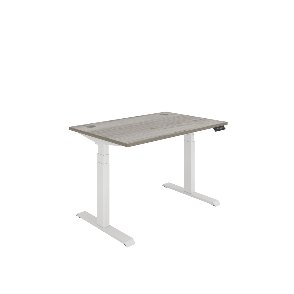Core|Dual Motor|Sit Stand Desk (FSC)|1200x800|Alaskan Grey Oak-White