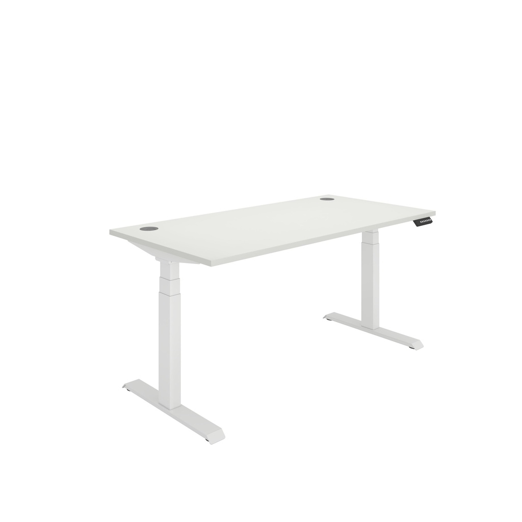 Core|Dual Motor|Sit Stand Desk (FSC)|1600x800|Arctic White-White