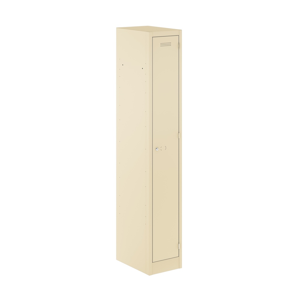 Primary 1 Door Single Locker Column | 300X450X1800 | Cream