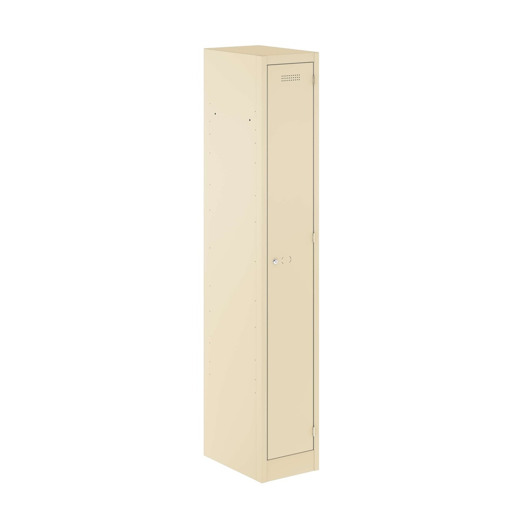 Primary 1 Door Single Locker Column | 300X450X1800 | Cream