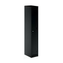 Primary 1 Door Single Locker Column | 300X450X1800 | Black