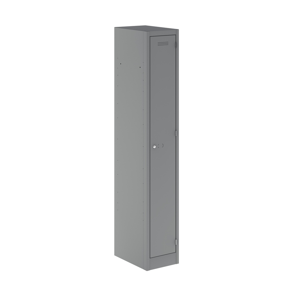 Primary 1 Door Single Locker Column | 300X450X1800 | Silver