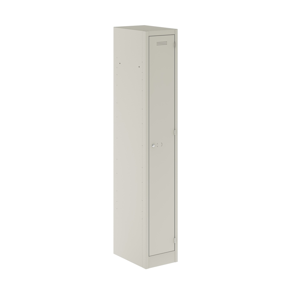 Primary 1 Door Single Locker Column | 300X450X1800 | Light Grey