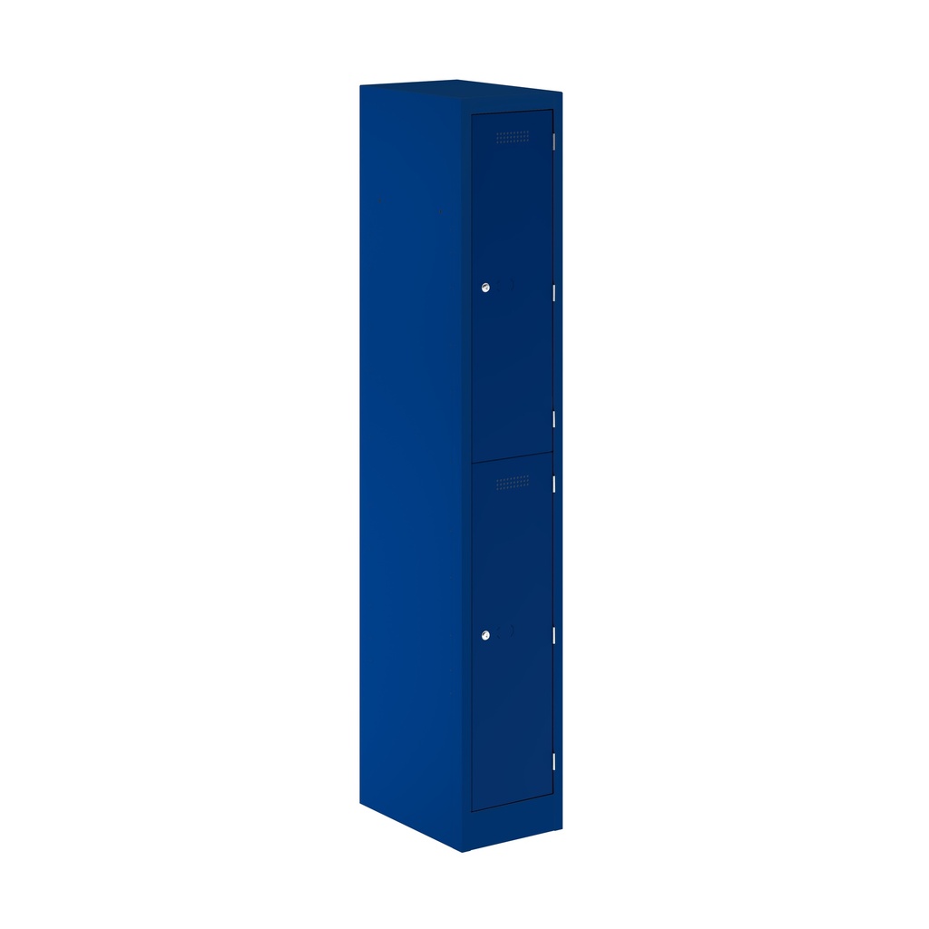 Primary 2 Door Single Locker Column | 300X450X1800 | Oxford Blue