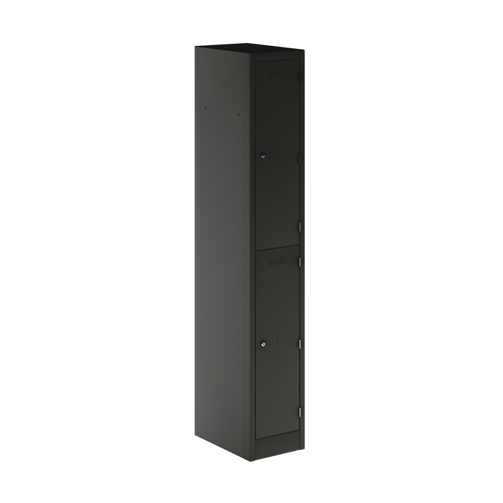 Primary 2 Door Single Locker Column | 300X450X1800 | Anthracite Grey