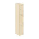 Primary 3 Door Single Locker Column | 300X450X1800 | Cream
