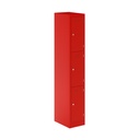 Primary 3 Door Single Locker Column | 300X450X1800 | Cardinal Red