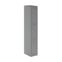 Primary 3 Door Single Locker Column | 300X450X1800 | Silver