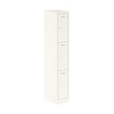 Primary 3 Door Single Locker Column | 300X450X1800 | Traffic White