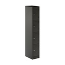 Primary 4 Door Single Locker Column | 300X450X1800 | Anthracite Grey