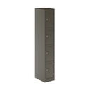 Primary 4 Door Single Locker Column | 300X450X1800 | Slate