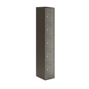 Primary 5 Door Single Locker Column | 300X450X1800 | Slate