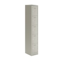 Primary 5 Door Single Locker Column | 300X450X1800 | Goose Grey