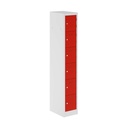 Primary 6 Door Single Locker Column | 300X450X1800 | Cardinal Red