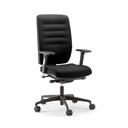 Bengal 24Hr High Back Heavy Duty Chair | Black/Black Chilli Fabric
