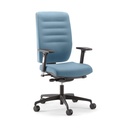 Bengal 24Hr High Back Heavy Duty Chair | Black/Unlimited Chilli Fabric