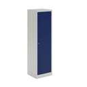 Lower Height Locker - 915Mm H X 225Mm W X 380Mm D 1 Door Single Locker Column - Light Grey/Oxford Blue