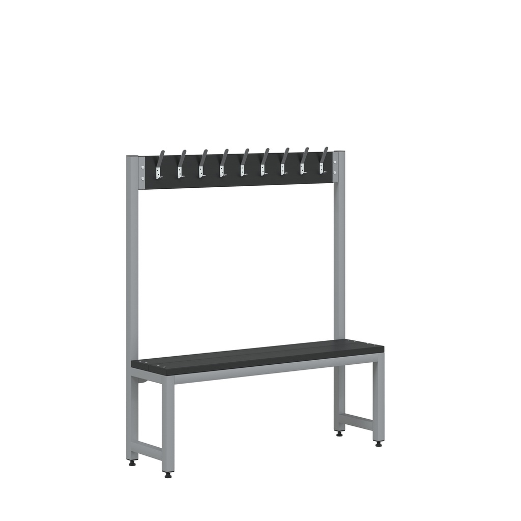 Junior Cloakroom Bench 9 Hooks - 1370Mmh X 1200Mw X 300Mmd