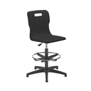 Titan Swivel Senior Chair | Adjustable D-Kit | Black/Black