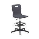 Titan Swivel Senior Chair | Adjustable D-Kit | Charcoal/Black