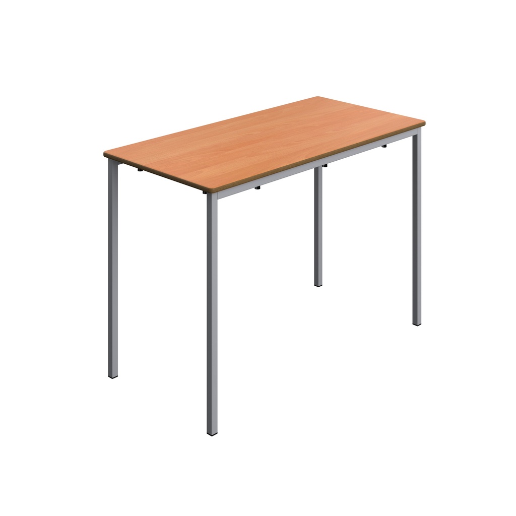 Titan Welded Frame Table | 1100X550X760 | Beech Top/Grey Frame