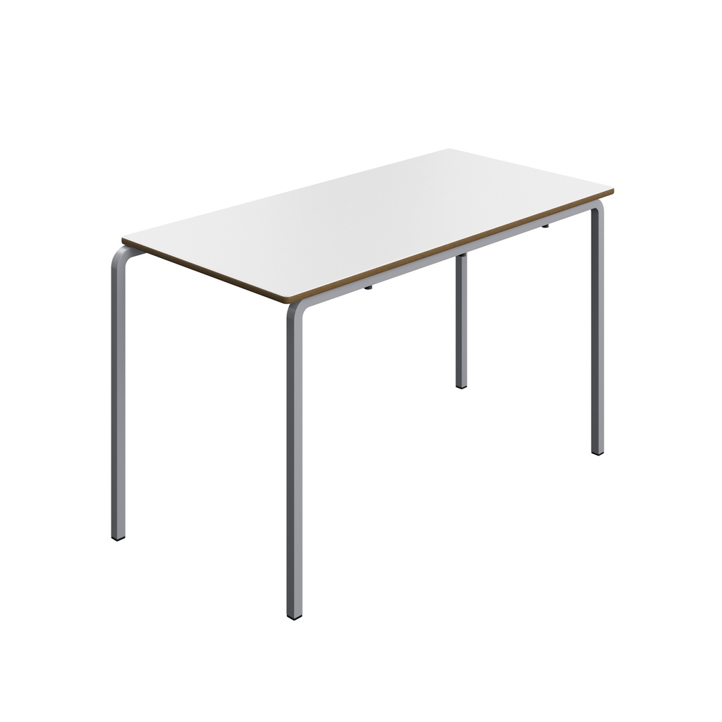Titan Crush Bent Frame Table | 1200X600X710 | White/Grey