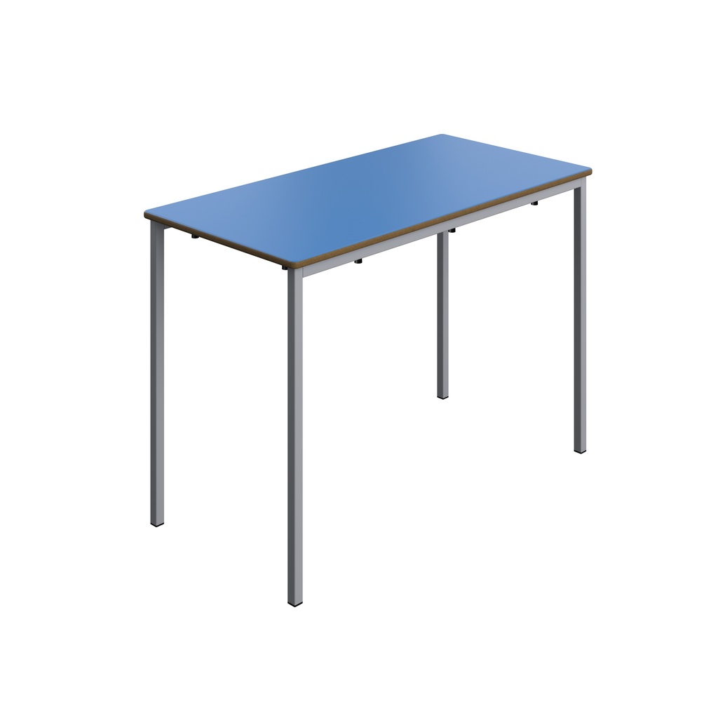 Titan Welded Frame Table | 1100X550X760 | Blue Top/Grey Frame