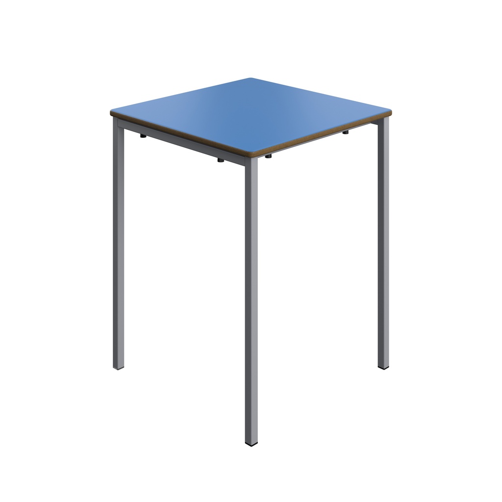 Titan Welded Frame Table | 600X600X760 | Blue Top/Grey Frame