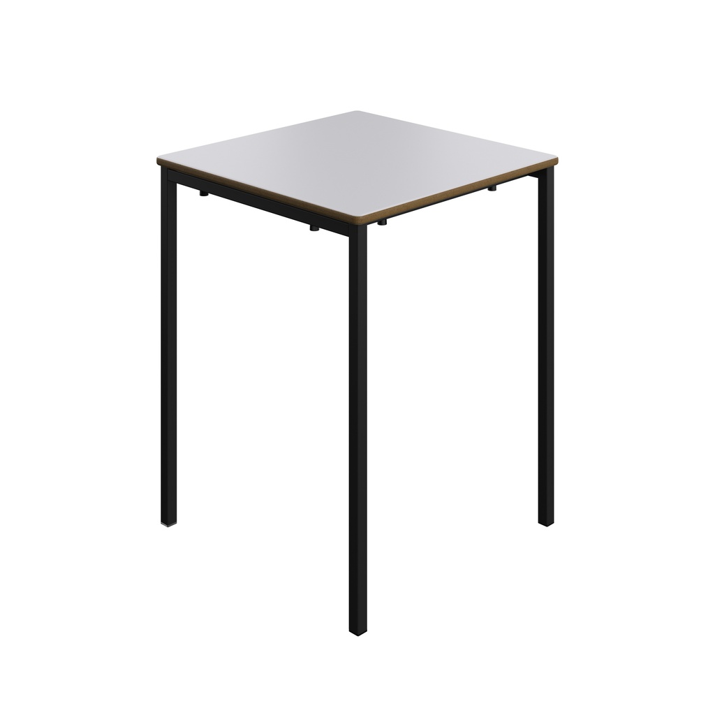 Titan Welded Frame Table | 600X600X760 | Grey Top/Black Frame