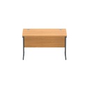 Core|Double Upright|Rectangular Desk|1200X600|Norweigan Beech-Graphite