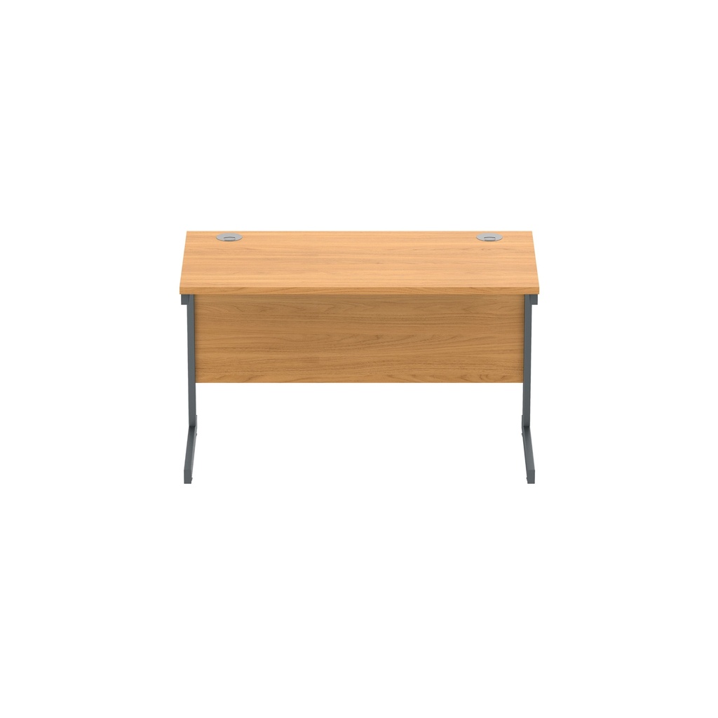 Core|Single Upright|Rectangular Desk|1200X600|Norweigan Beech-Graphite