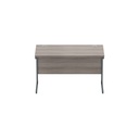 Core|Single Upright|Rectangular Desk|1200X600|Alaskan Grey Oak-Graphite