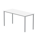 Office Rectangular Multi-Use Table (Fsc) | 1400X600 | Arctic White/Silver
