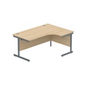 Core|Single Upright|Right Hand Radial Desk (Fsc)1600X1200|Canadian Oak-Graphite