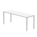 Office Rectangular Multi-Use Table (Fsc) | 1800X600 | Arctic White/Silver