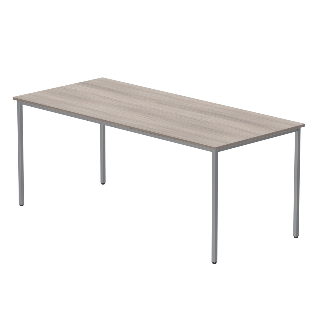 Core|Rectangular|Multi-Purpose Table (Fsc)|1800X800|Alaskan Grey Oak-Silver