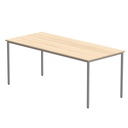 Core|Rectangular|Multi-Purpose Table (Fsc)|1800X800|Canadian Oak-Silver