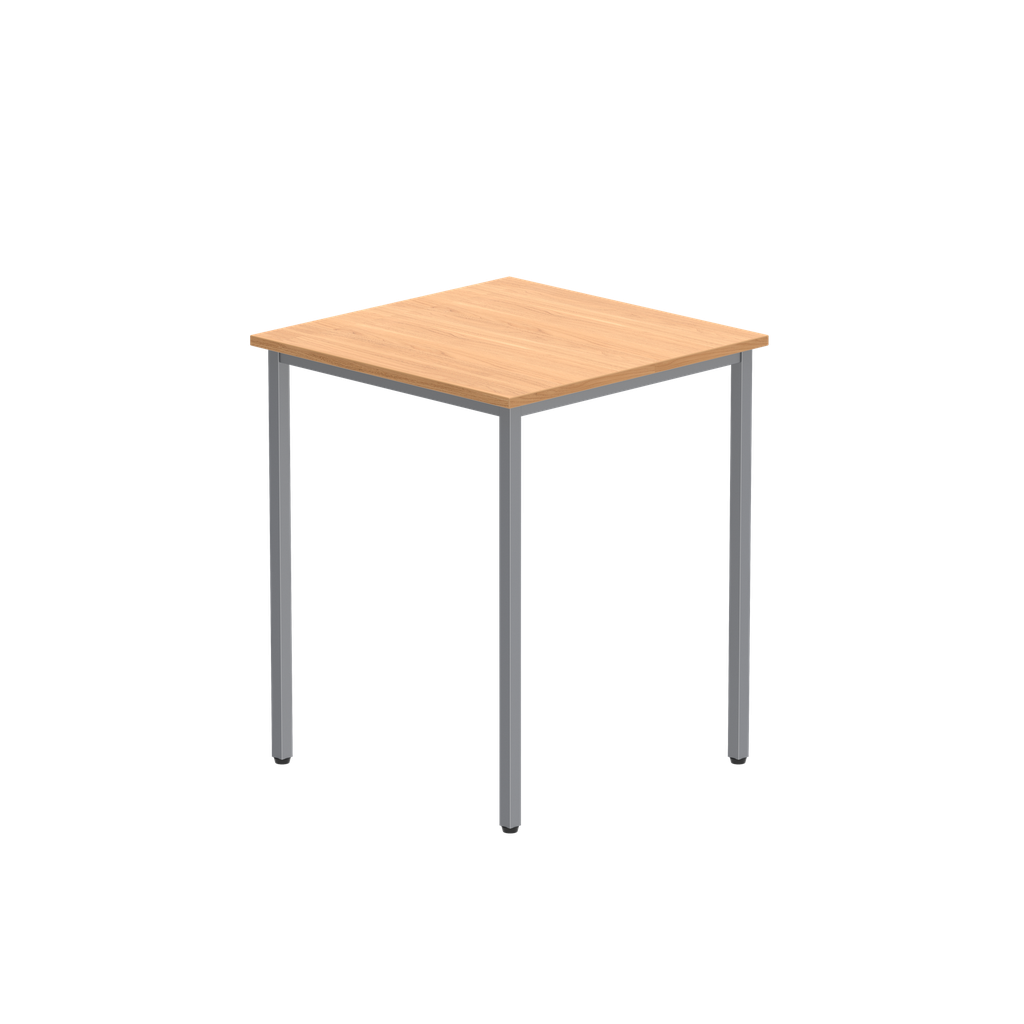 Office Rectangular Multi-Use Table (Fsc) | 600X600 | Norwegian Beech/Silver
