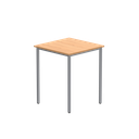 Office Rectangular Multi-Use Table (Fsc) | 600X600 | Norwegian Beech/Silver