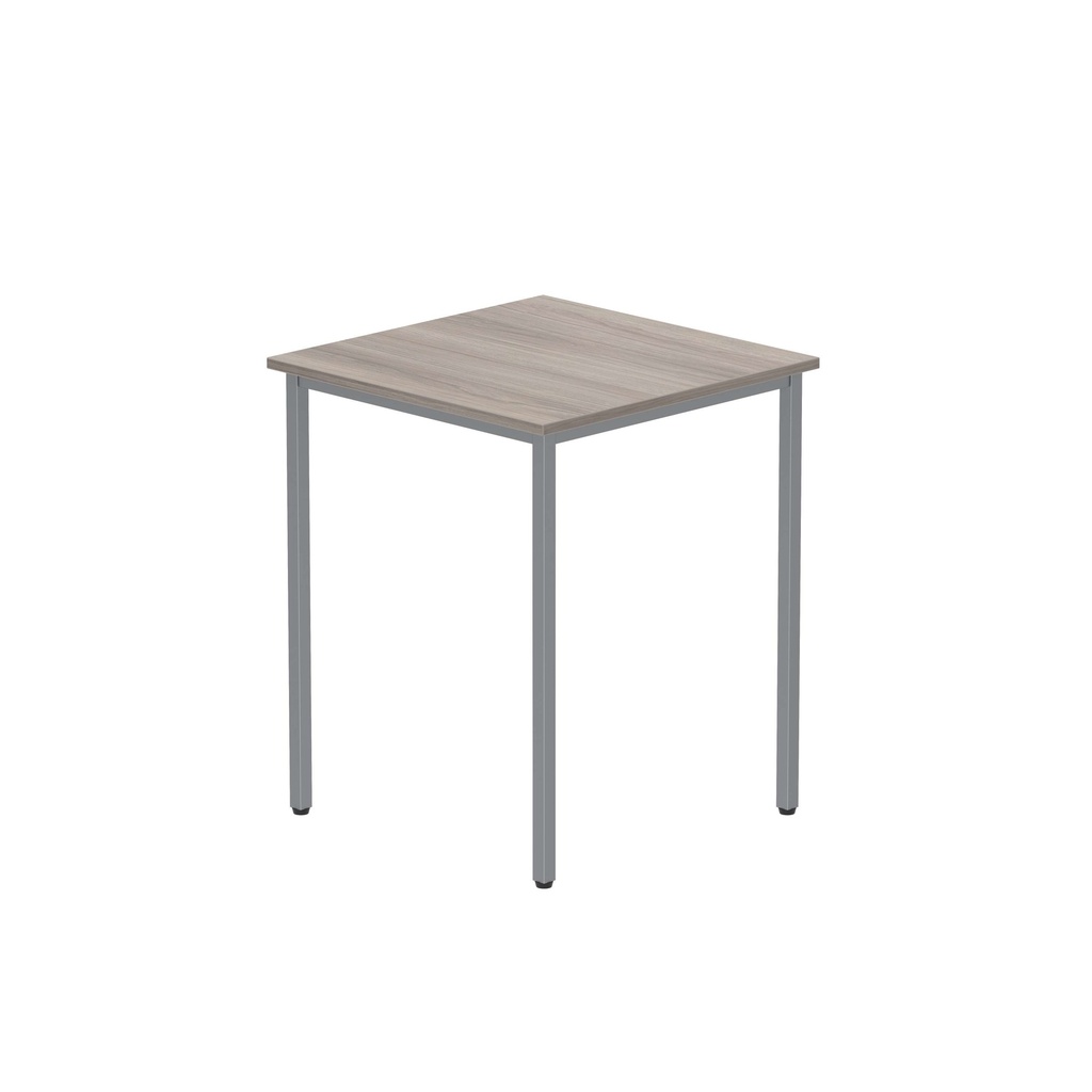 Office Rectangular Multi-Use Table (Fsc) | 600X600 | Alaskan Grey Oak/Silver