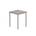 Office Rectangular Multi-Use Table (Fsc) | 600X600 | Alaskan Grey Oak/Silver