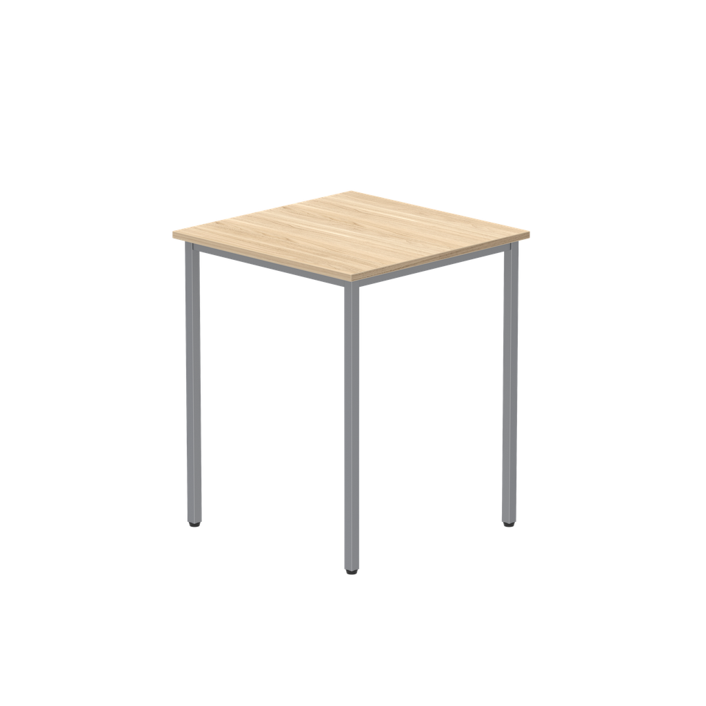 Office Rectangular Multi-Use Table (Fsc) | 600X600 | Canadian Oak/Silver