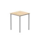 Office Rectangular Multi-Use Table (Fsc) | 600X600 | Canadian Oak/Silver