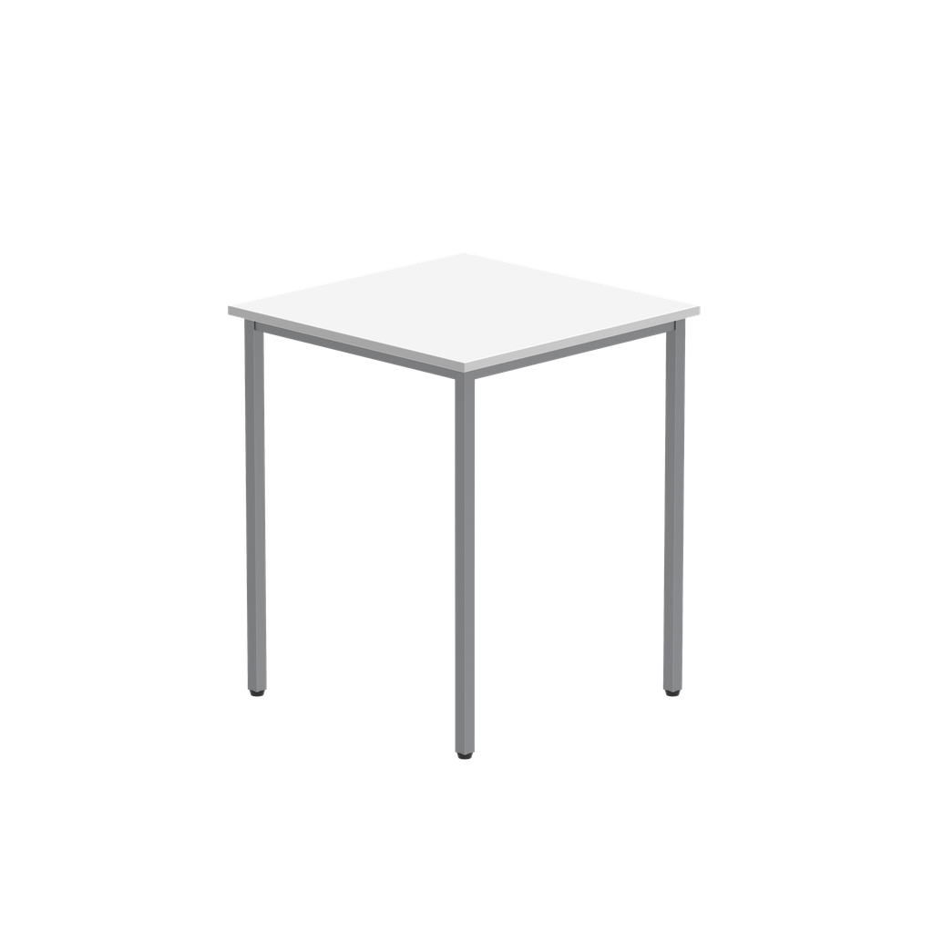 Office Rectangular Multi-Use Table (Fsc) | 600X600 | Arctic White/Silver
