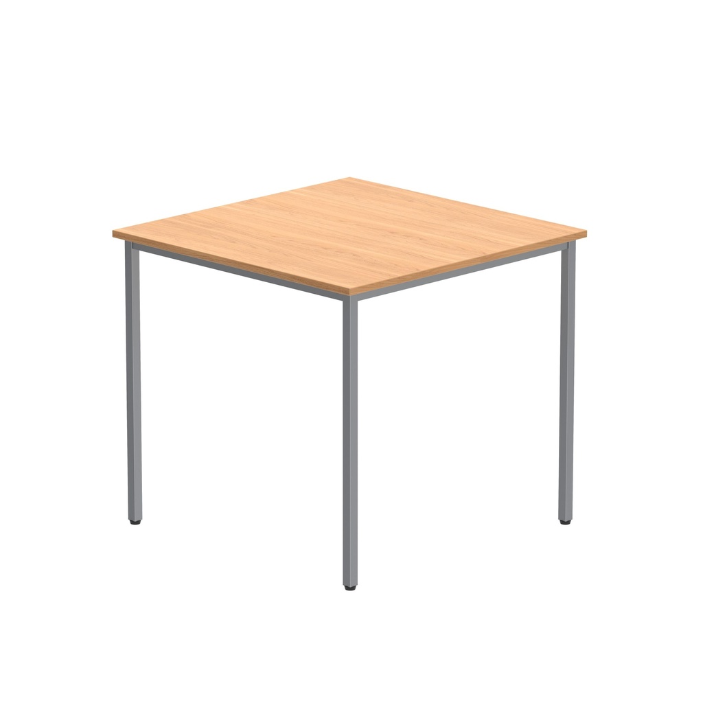 Office Rectangular Multi-Use Table (Fsc) | 800X800 | Norwegian Beech/Silver