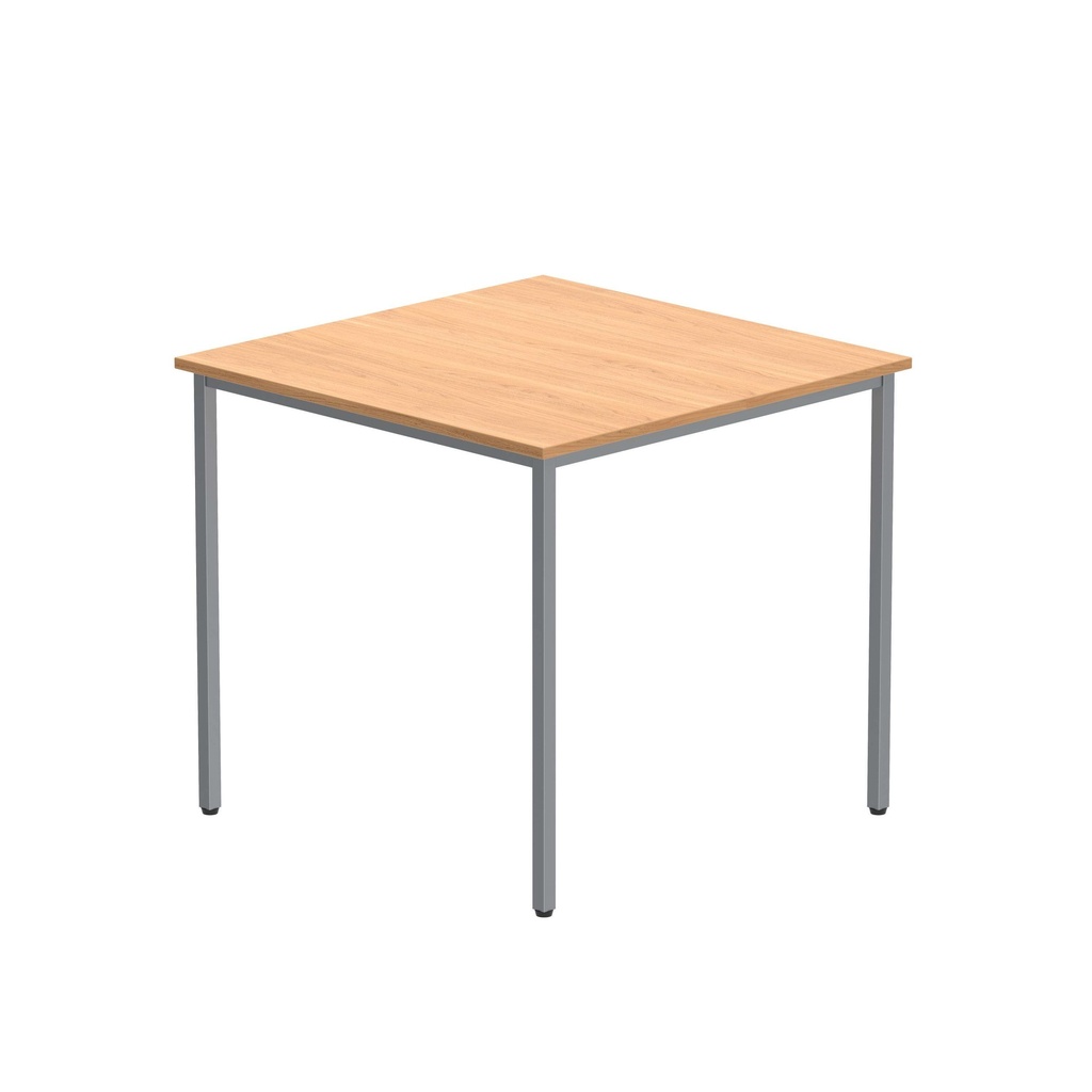 Office Rectangular Multi-Use Table (Fsc) | 800X800 | Norwegian Beech/Silver